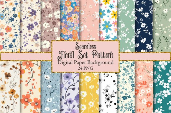 Elevate Designs with Seamless Floral Patterns