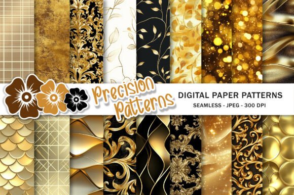 Elevating Digital Design: The Strategic Value of Gold Pattern Overlays Paper