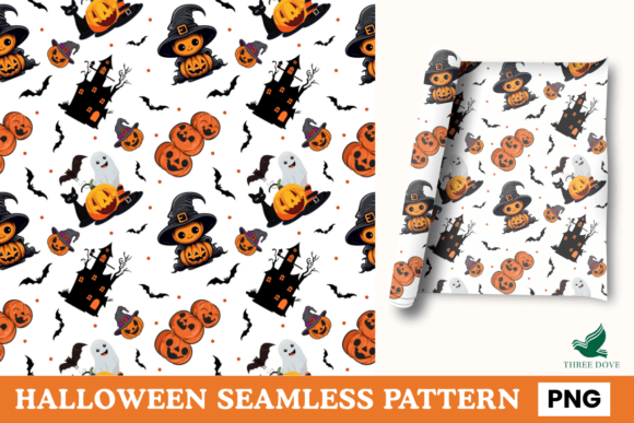 Halloween Seamless Pattern - 01