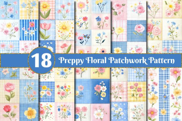 Integrating the Preppy Floral Patchwork Seamless Pattern into Professional Creative Workflows