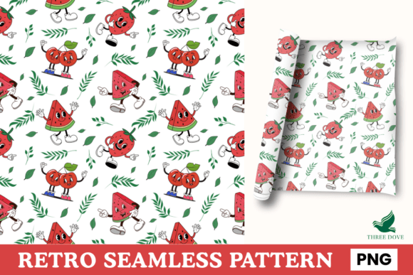 Retro Seamless Pattern - 03: A Timeless Digital Design for Modern Creativity