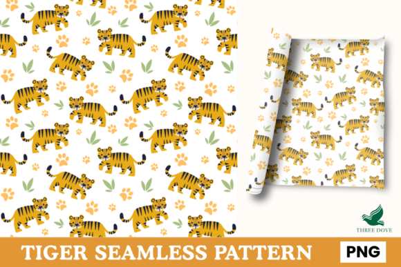 Tiger Seamless Pattern - 03