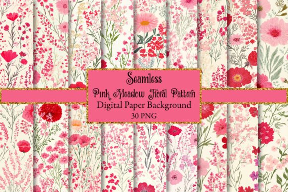 Unlocking Creative Potential with the Pink Meadow Floral Seamless Pattern