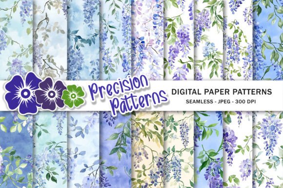 Watercolor Wisteria Paper Pack: A Creative Essential